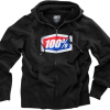 Casaco / Hoodie 100% Fleece Zip Official Black