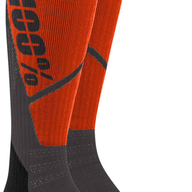 Meias 100% Torque Orange / Charcoal / Black