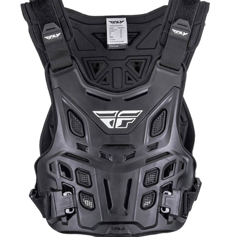 Colete Peitoral Fly Racing Revel Race Black