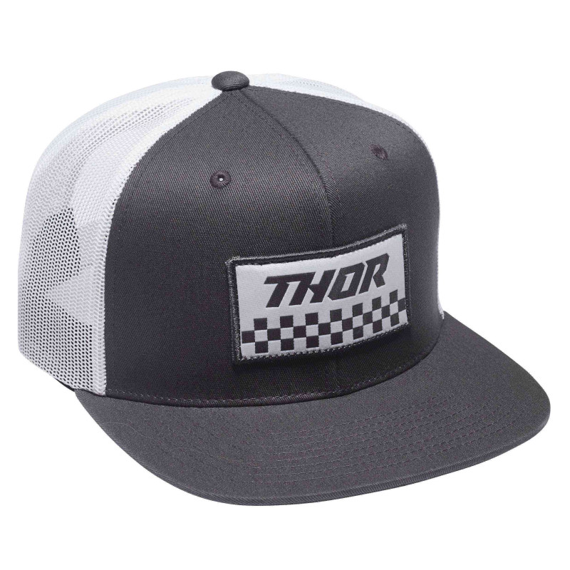 Boné Thor Checkers Snapback Gray/white