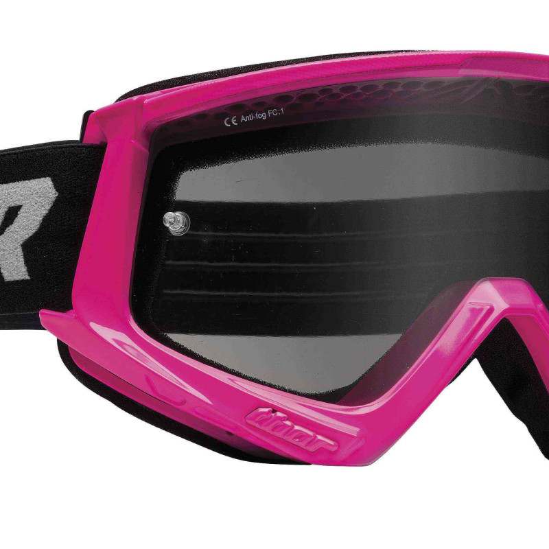 Óculos Thor Combat Racer Sand Flo Pink / Gray