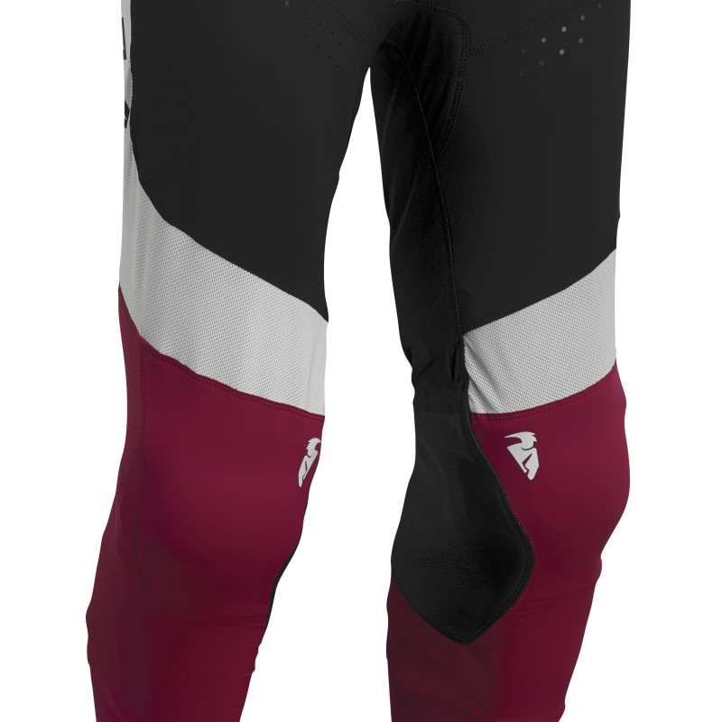 Calças Thor Prime Strike Black/White/Maroon