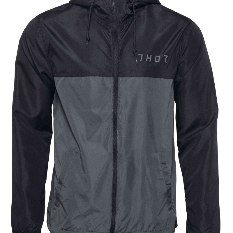 Casaco Thor Windbreaker Black/Charcoal