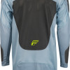 Camisola Fly Racing Evolution DST Ice Grey / Charcoal / Neon Green