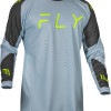 Camisola Fly Racing Evolution DST Ice Grey / Charcoal / Neon Green