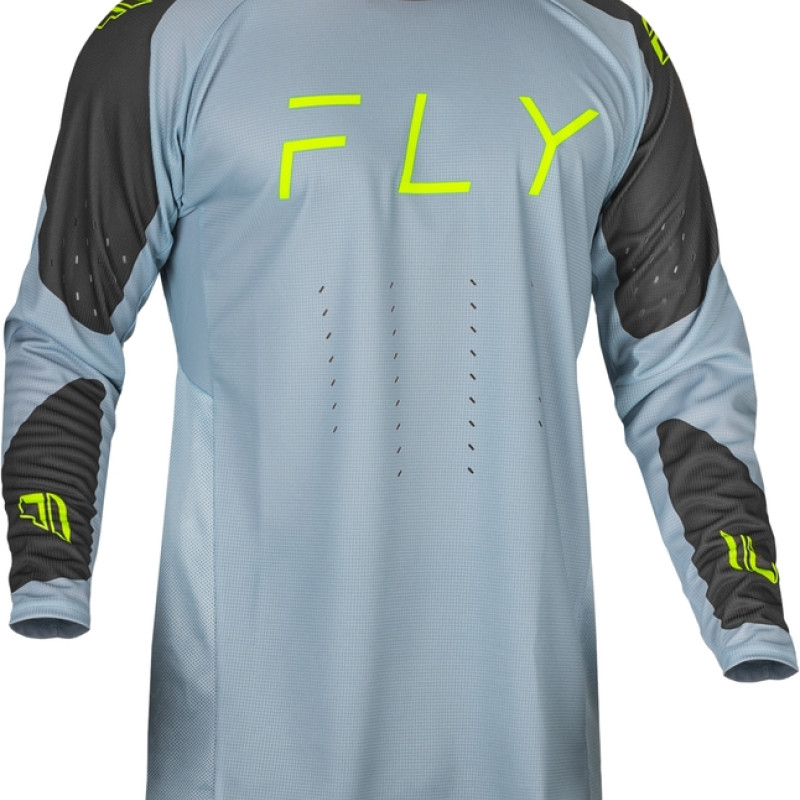 Camisola Fly Racing Evolution DST Ice Grey / Charcoal / Neon Green