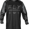 Camisola Fly Racing F16 Black / Charcoal