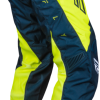 Calças Fly Racing F16 Navy / Hi-Vis / White