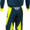 Calças Fly Racing F16 Navy / Hi-Vis / White