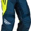 Calças Fly Racing F16 Navy / Hi-Vis / White