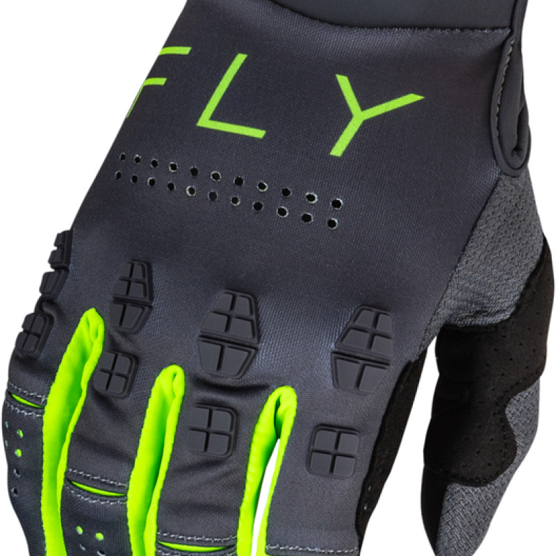 Luvas Fly Racing Evolution DST Charcoal / Neon Green