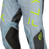 Calças Fly Racing Evolution DST Ice Grey / Charcoal / Neon Green