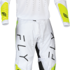 Calças Fly Racing Evolution DST White / Hi-Vis