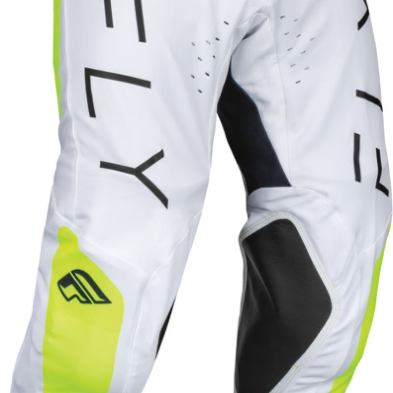 Calças Fly Racing Evolution DST White / Hi-Vis