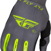 Luvas Fly Racing Pro Lite Charcoal / Hi-Vis