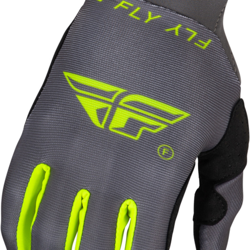 Luvas Fly Racing Pro Lite Charcoal / Hi-Vis