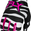 Luvas Fly Racing Lite Uncaged Black / White / Neon Pink