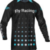 Camisola Fly Racing Evolution DST SE Strobe Black / Electric Blue