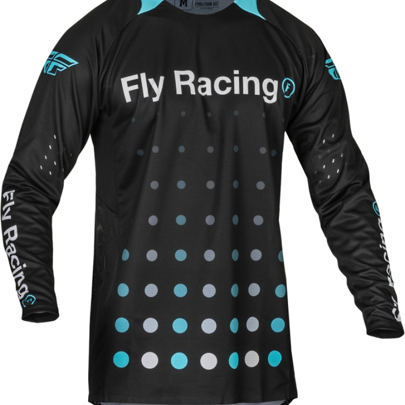 Camisola Fly Racing Evolution DST SE Strobe Black / Electric Blue