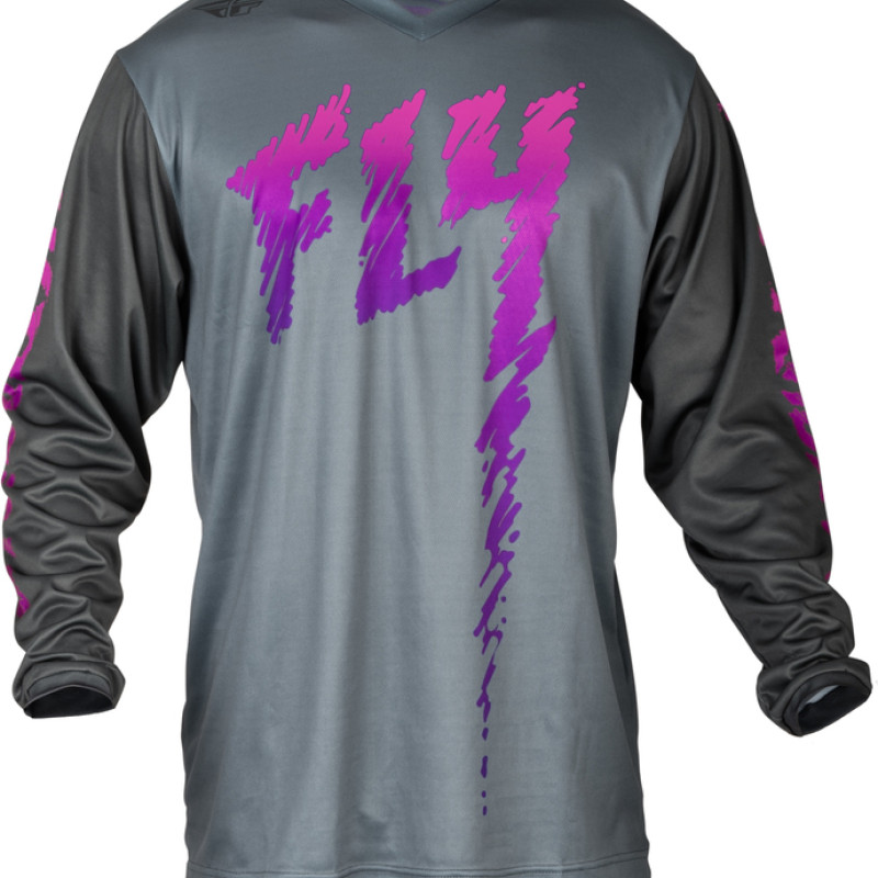 Camisola Criança Fly Racing F16 Grey / Charcoal / Pink