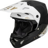 Capacete Fly Racing Formula CP Slant Black / White / Gold