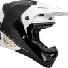 Capacete Fly Racing Formula CP Slant Black / White / Gold