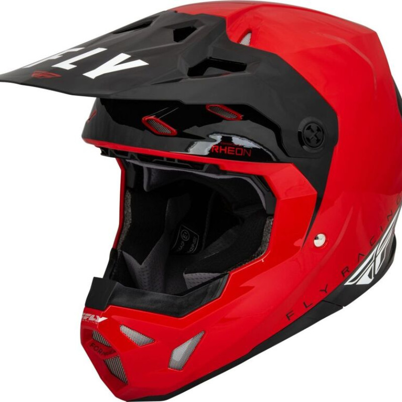 Capacete Fly Racing Formula CP Slant Red / Black / White