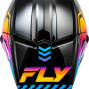 Capacete Fly Racing Kinetic Menace Black / Sunrise