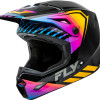 Capacete Fly Racing Kinetic Menace Black / Sunrise