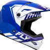 Capacete Fly Racing Kinetic Menace Blue / White