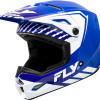 Capacete Fly Racing Kinetic Menace Blue / White