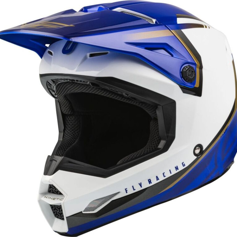 Capacete Fly Racing Kinetic Vision White / Blue