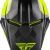 Capacete Fly Racing Kinetic Vision Hi-Vis Yellow / Black