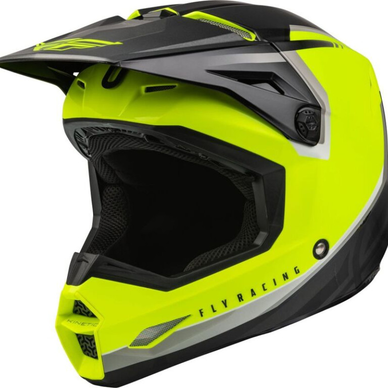 Capacete Fly Racing Kinetic Vision Hi-Vis Yellow / Black