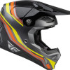 Capacete Fly Racing Formula CP S.E Rave Black / Yellow / Red