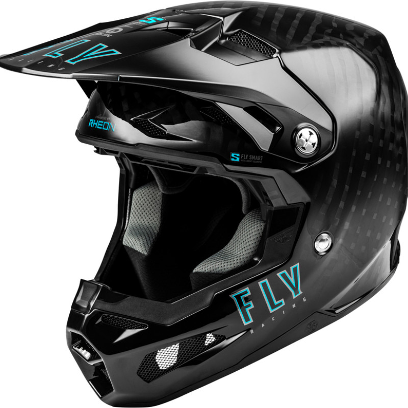 Capacete Fly Racing Formula Smart Carbon Solid Matte Black