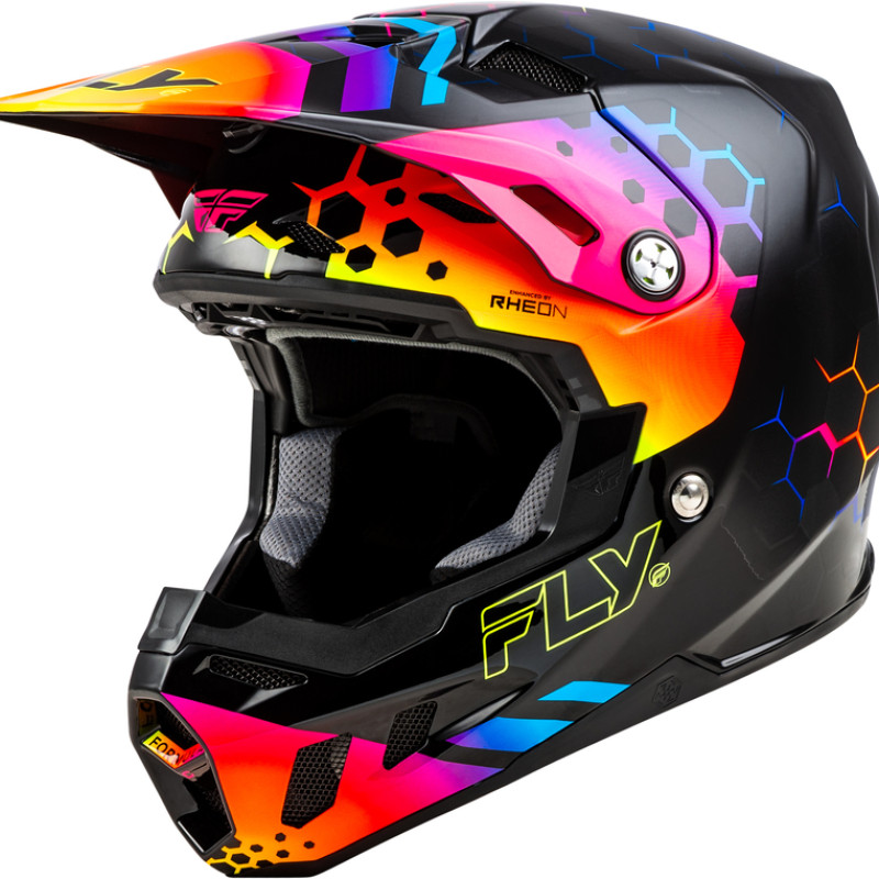 Capacete Fly Racing Formula CC Tektonic Black / Sunset