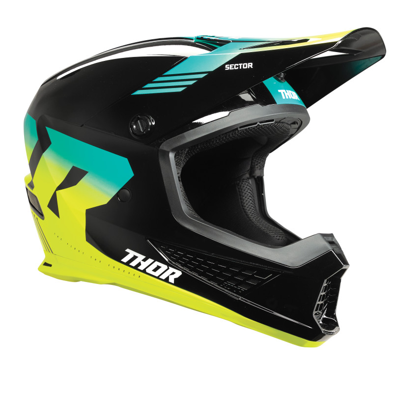 Capacete Thor Sector 2 Crave Acid / Black