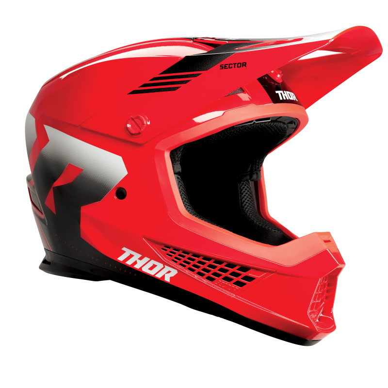 Capacete Thor Sector 2 Crave White / Red