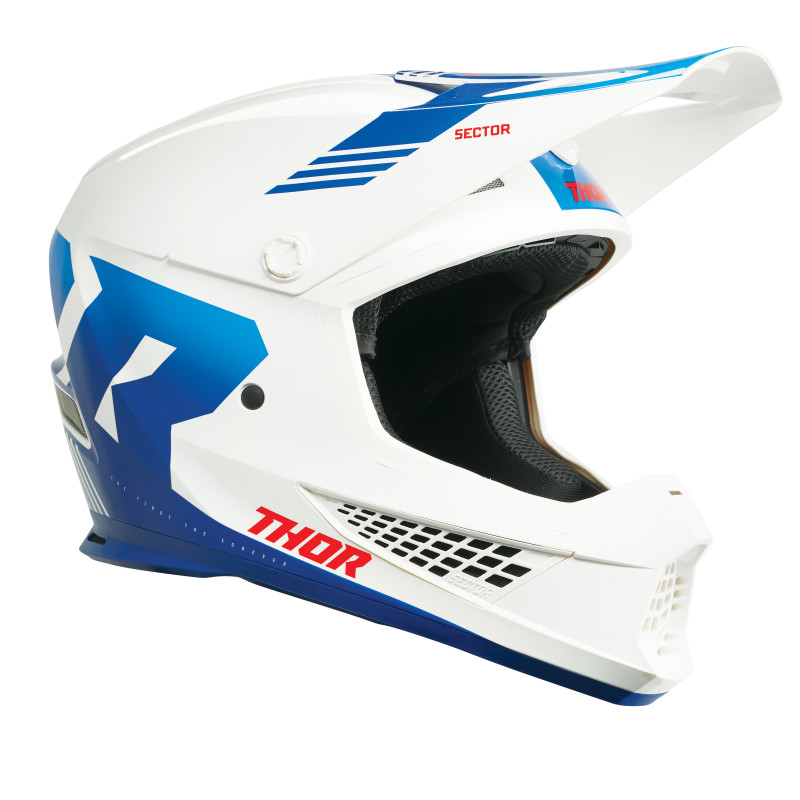 Capacete Thor Sector 2 Crave White / Blue