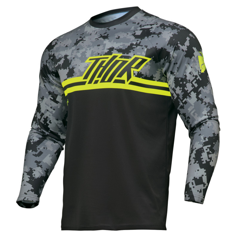 Camisola Thor Sector Digi Camo Black