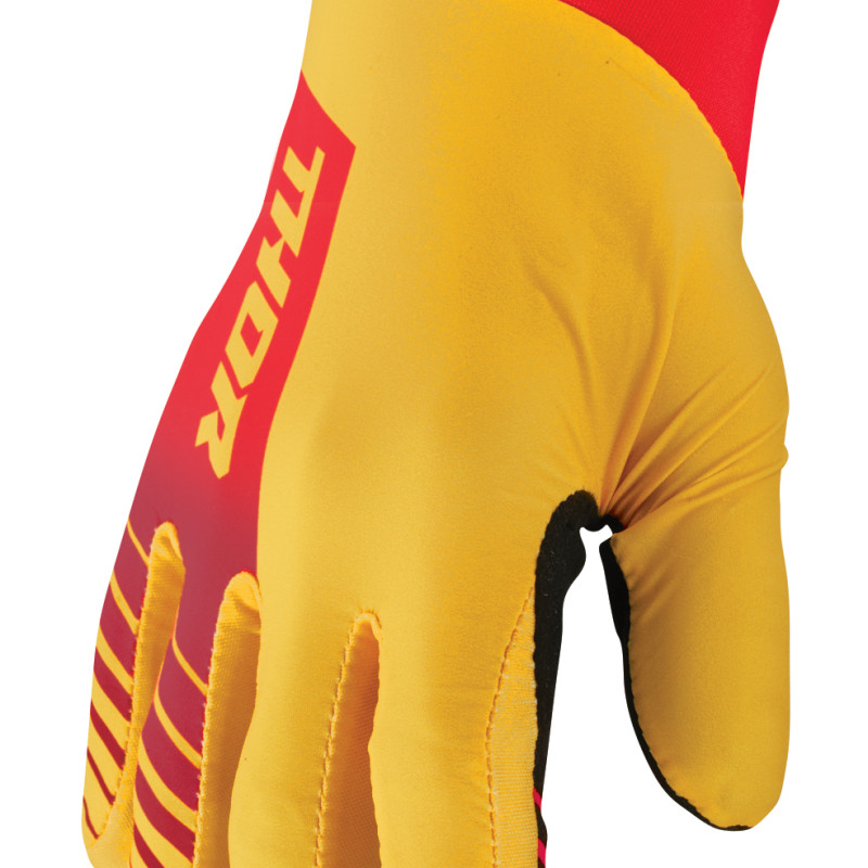 Luvas Thor Agile Analog Lemon / Red