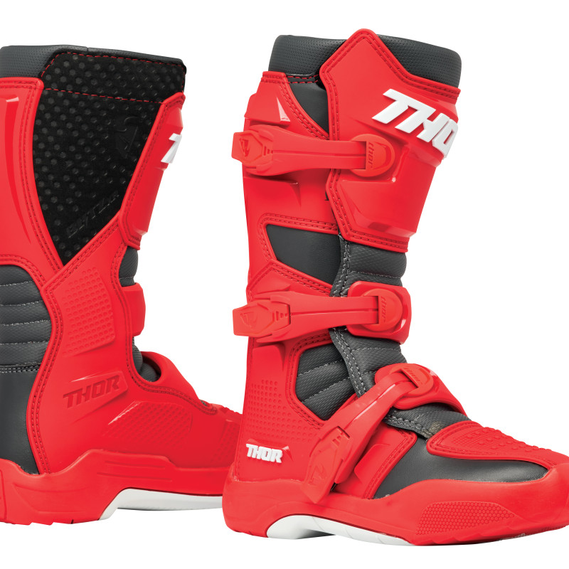 Botas Criança Thor Blitz XR Red / Charcoal