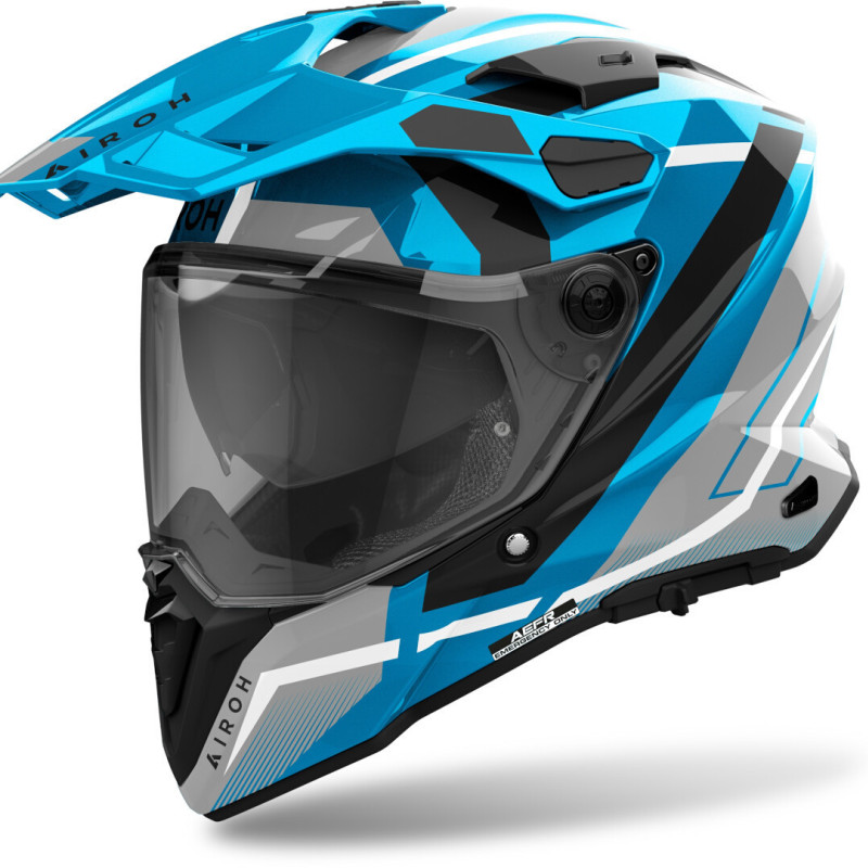 Capacete Airoh Commander 2 Mavick Black / Grey / Blue