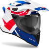 Capacete Airoh Commander 2 Reveal White / Blue / Red