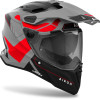 Capacete Airoh Commander 2 Reveal Black Matt / Grey / Red