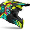 Capacete Airoh Wraaap Cyber Yellow Matt