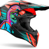 Capacete Airoh Wraaap Cyber Orange Gloss