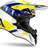 Capacete Airoh Wraaap Feel Yellow/Blue Gloss