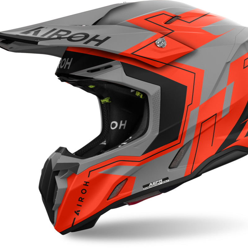 Capacete Airoh Twist 3 Dizzy Orange Fluo Matt